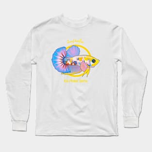 Koi Plakat Betta Long Sleeve T-Shirt